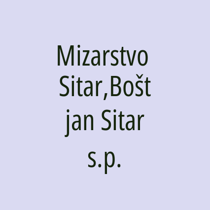 Mizarstvo Sitar,Boštjan Sitar s.p. - Logotip