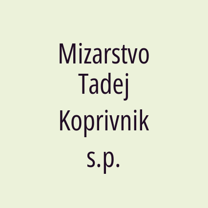 Mizarstvo Tadej Koprivnik s.p. - Logotip