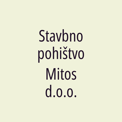 Stavbno pohištvo Mitos d.o.o.