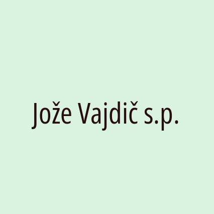 Jože Vajdič s.p.