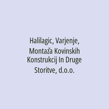 Halilagic, Varjenje, Montaža Kovinskih Konstrukcij In Druge Storitve, d.o.o. - Logotip