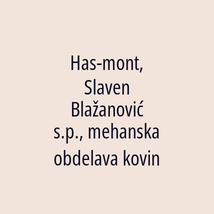 Has-mont, Slaven Blažanović s.p., mehanska obdelava kovin - Logotip