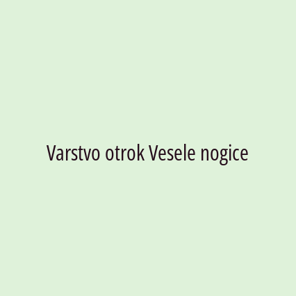 Varstvo otrok Vesele nogice - Logotip