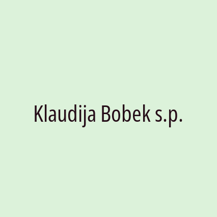 Klaudija Bobek s.p. - Logotip