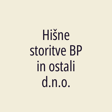 Hišne storitve BP in ostali d.n.o. - Logotip