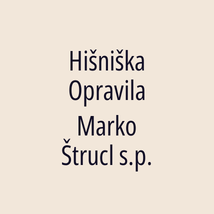 Hišniška Opravila Marko Štrucl s.p. - Logotip