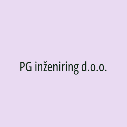 PG inženiring d.o.o.