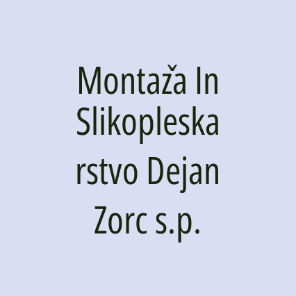 Montaža In Slikopleskarstvo Dejan Zorc s.p. - Logotip