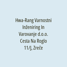 Hwa-Rang Varnostni Inženiring In Varovanje d.o.o. Cesta Na Roglo 11/J, Zreče - Logotip