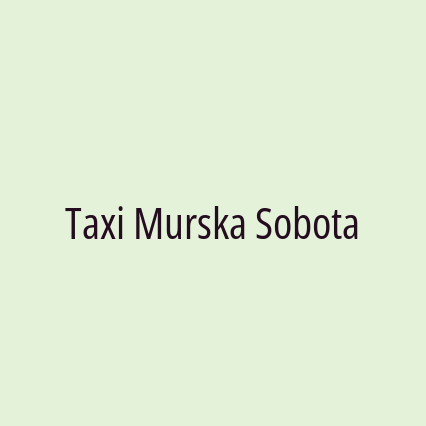 Taxi Murska Sobota - Logotip