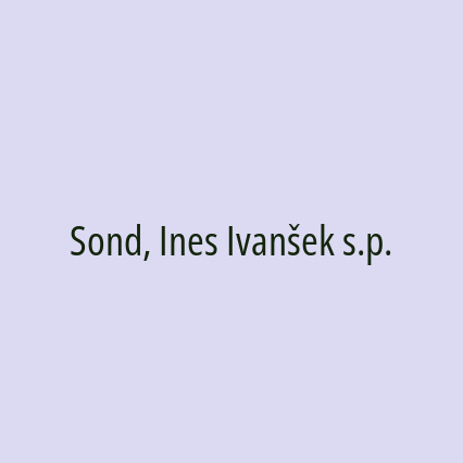 Sond, Ines Ivanšek s.p. - Logotip