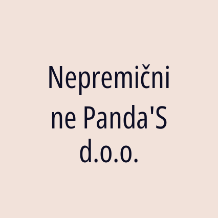 Nepremičnine Panda'S d.o.o. - Logotip