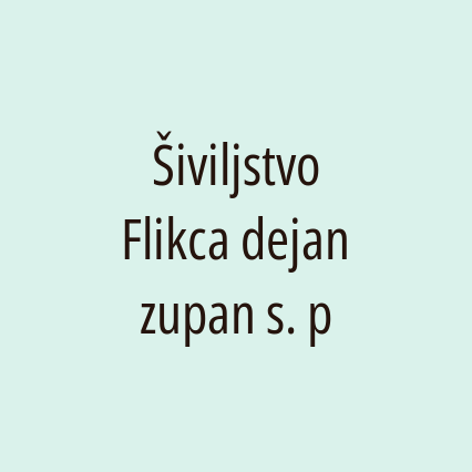 Šiviljstvo Flikca dejan zupan s. p - Logotip