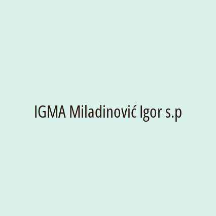 IGMA Miladinović Igor s.p - Logotip