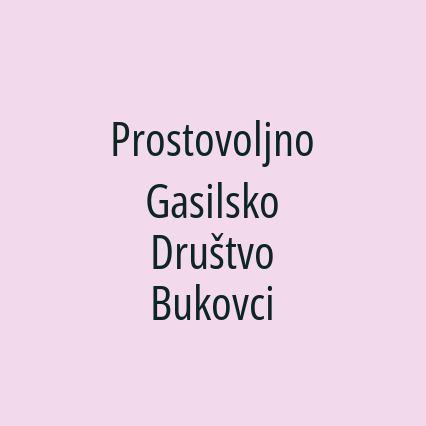 Prostovoljno Gasilsko Društvo Bukovci