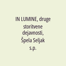 IN LUMINE, druge storitvene dejavnosti, Špela Seljak s.p. - Logotip