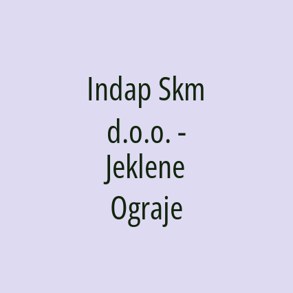 Indap Skm d.o.o. - Jeklene Ograje - Logotip