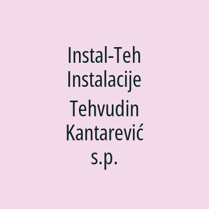 Instal-Teh Instalacije Tehvudin Kantarević s.p. - Logotip