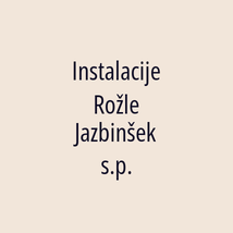 Instalacije Rožle Jazbinšek s.p. - Logotip