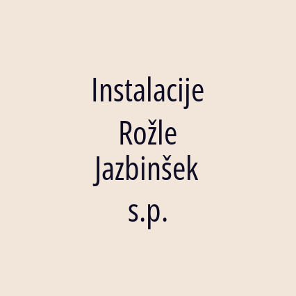 Instalacije Rožle Jazbinšek s.p. - Logotip