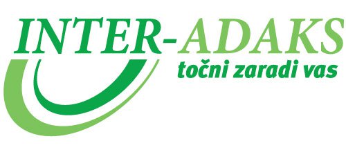 INTER - ADAKS d.o.o. / točni zaradi vas - Logotip