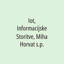 Iot, Informacijske Storitve, Miha Horvat s.p. - Logotip