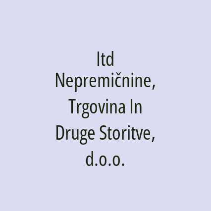 Itd Nepremičnine, Trgovina In Druge Storitve, d.o.o. - Logotip