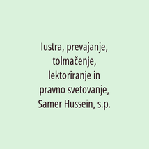 Iustra, prevajanje, tolmačenje, lektoriranje in pravno svetovanje, Samer Hussein, s.p. - Logotip