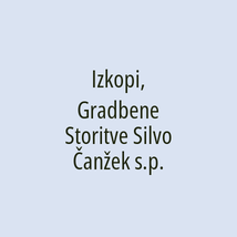 Izkopi, Gradbene Storitve Silvo Čanžek s.p. - Logotip