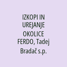 IZKOPI IN UREJANJE OKOLICE FERDO, Tadej Bradač s.p. - Logotip