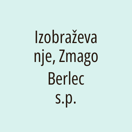 Izobraževanje, Zmago Berlec s.p. - Logotip