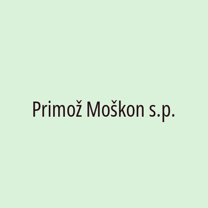 Primož Moškon s.p.