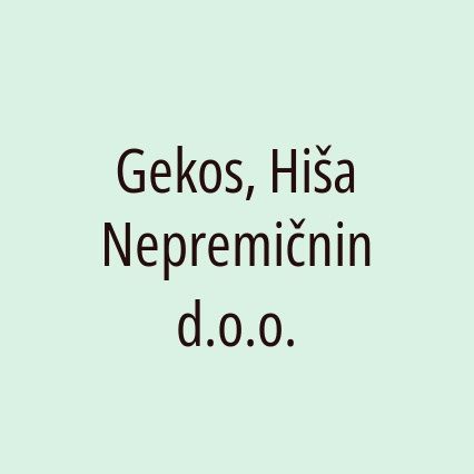 Gekos, Hiša Nepremičnin d.o.o. - Logotip