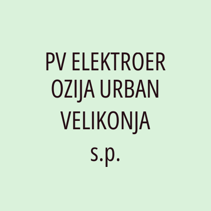 PV ELEKTROEROZIJA URBAN VELIKONJA s.p. - Logotip