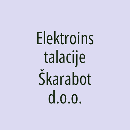 Elektroinstalacije Škarabot d.o.o. - Logotip