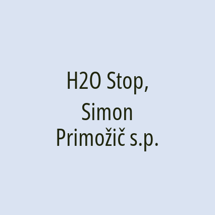 H2O Stop, Simon Primožič s.p.