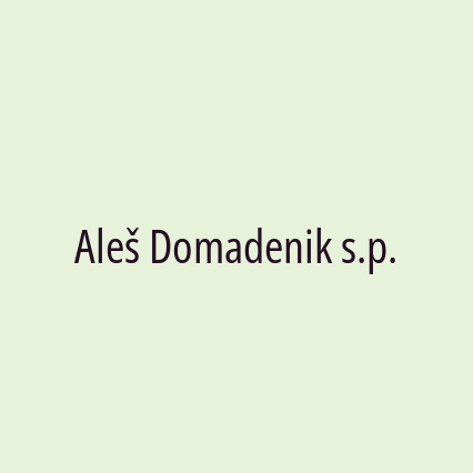 Aleš Domadenik s.p. - Logotip