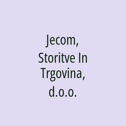 Jecom, Storitve In Trgovina, d.o.o. - Logotip