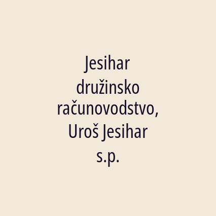 Jesihar družinsko računovodstvo, Uroš Jesihar s.p. - Logotip