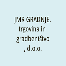 JMR GRADNJE, trgovina in gradbeništvo, d.o.o. - Logotip