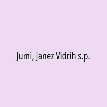 Jumi, Janez Vidrih s.p. - Logotip