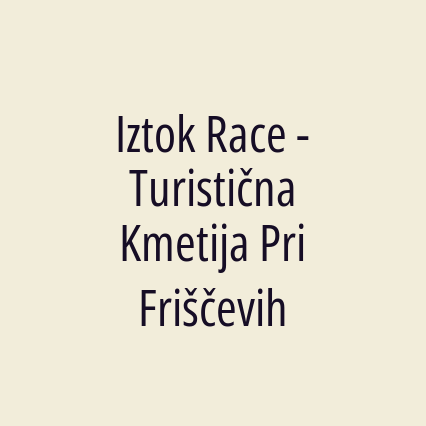 Iztok Race - Turistična Kmetija Pri Friščevih - Logotip