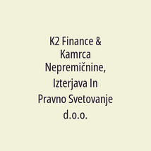 K2 Finance & Kamrca Nepremičnine, Izterjava In Pravno Svetovanje d.o.o. - Logotip