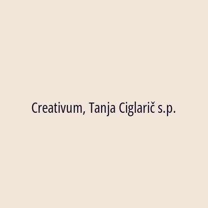 Creativum, Tanja Ciglarič s.p. - Logotip