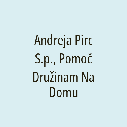 Andreja Pirc S.p., Pomoč Družinam Na Domu - Logotip