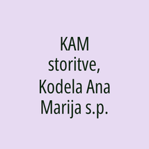 KAM storitve, Kodela Ana Marija s.p. - Logotip