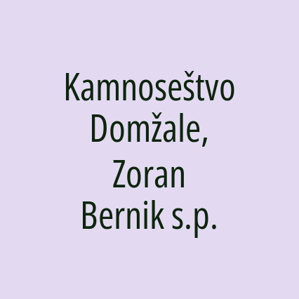 Kamnoseštvo Domžale, Zoran Bernik s.p. - Logotip