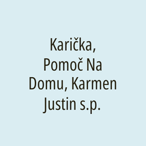 Karička, Pomoč Na Domu, Karmen Justin s.p. - Logotip