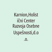 Karnion,Holistični Center Razvoja Osebne Uspešnosti,d.o.o. - Logotip