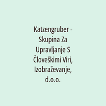 Katzengruber - Skupina Za Upravljanje S Človeškimi Viri, Izobraževanje, d.o.o. - Logotip